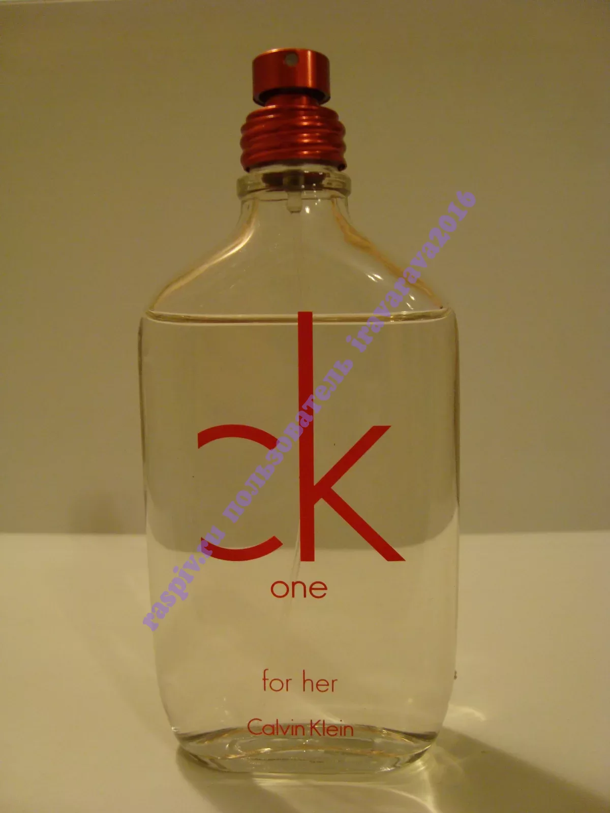 Calvin klein one on sale red edition