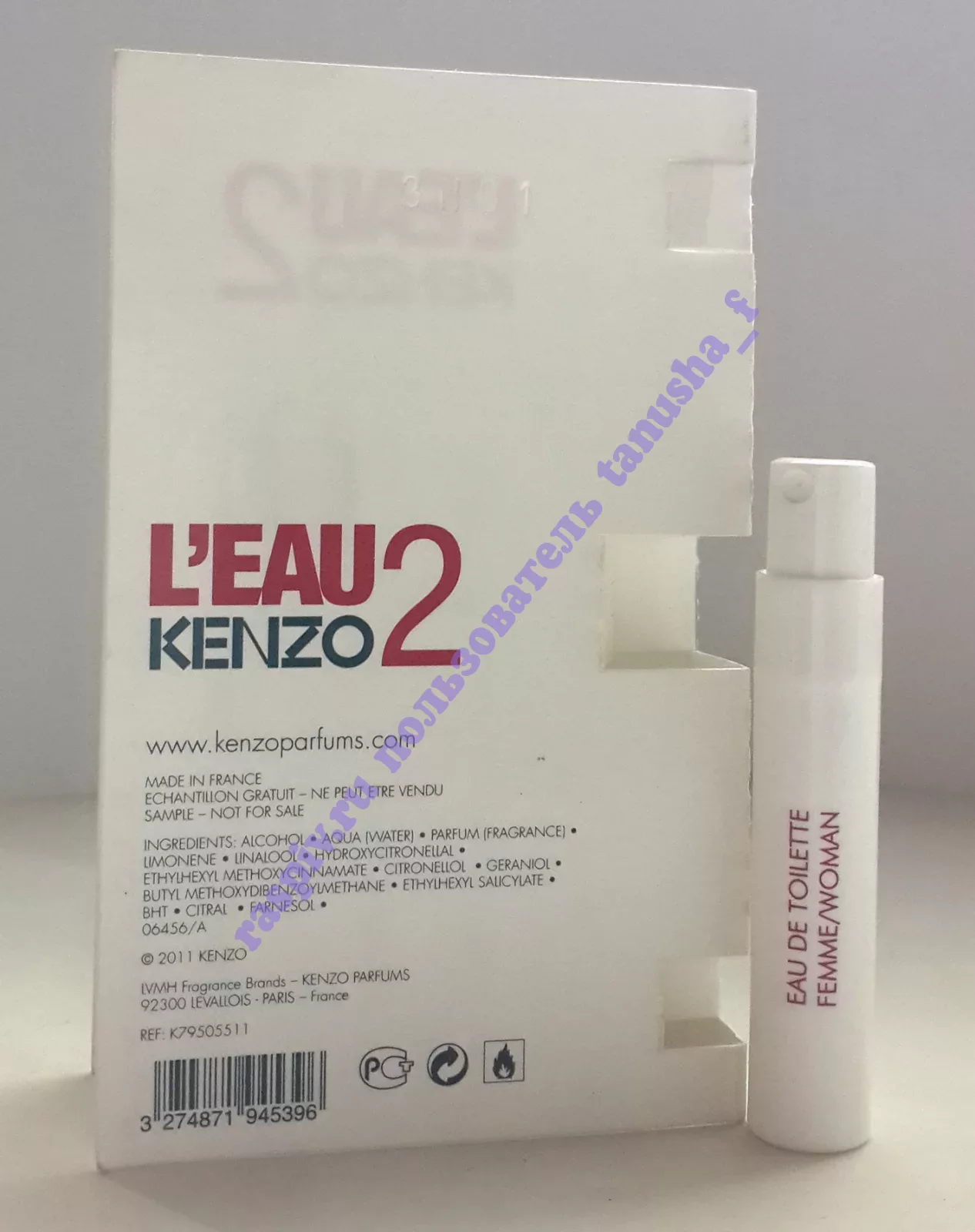 Kenzo parfum echantillon hotsell